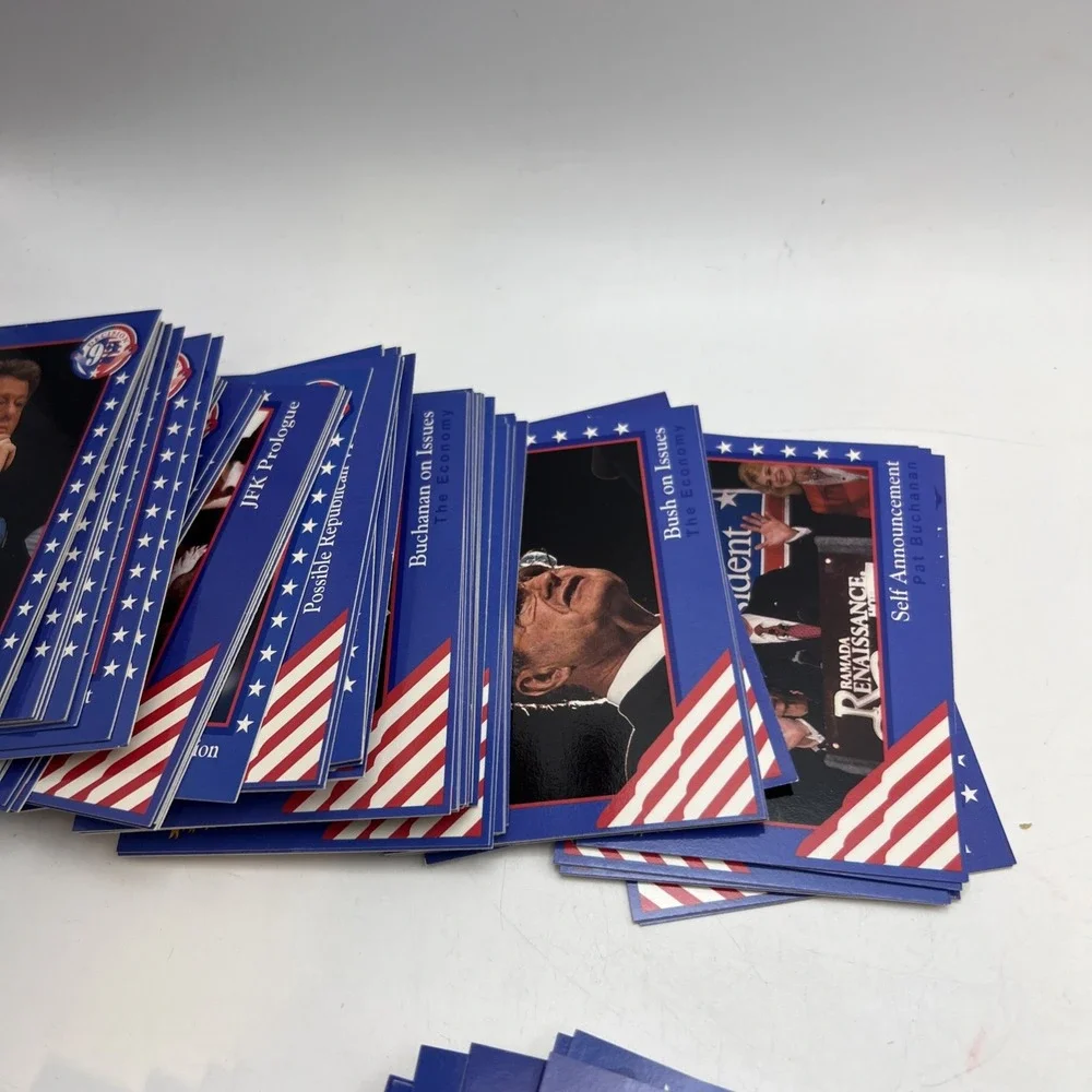 1992 Wild Card Decision '92 Political Trading Cards Huge Lot of 242 Clinton Bush